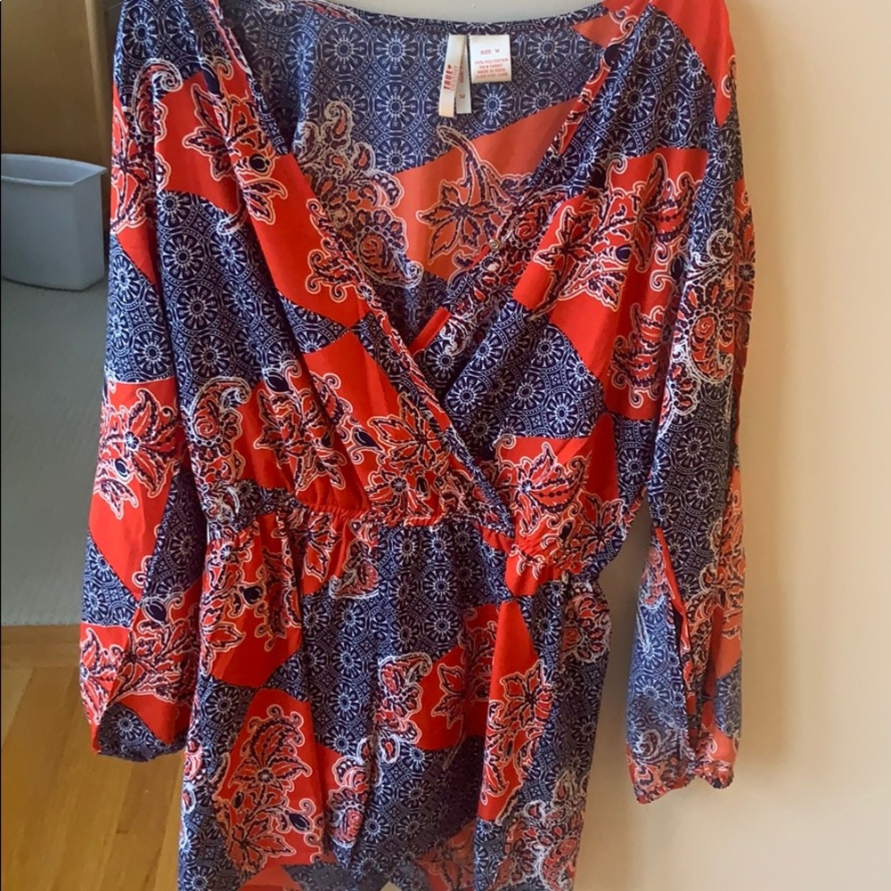 Girls Long Sleeve Romper